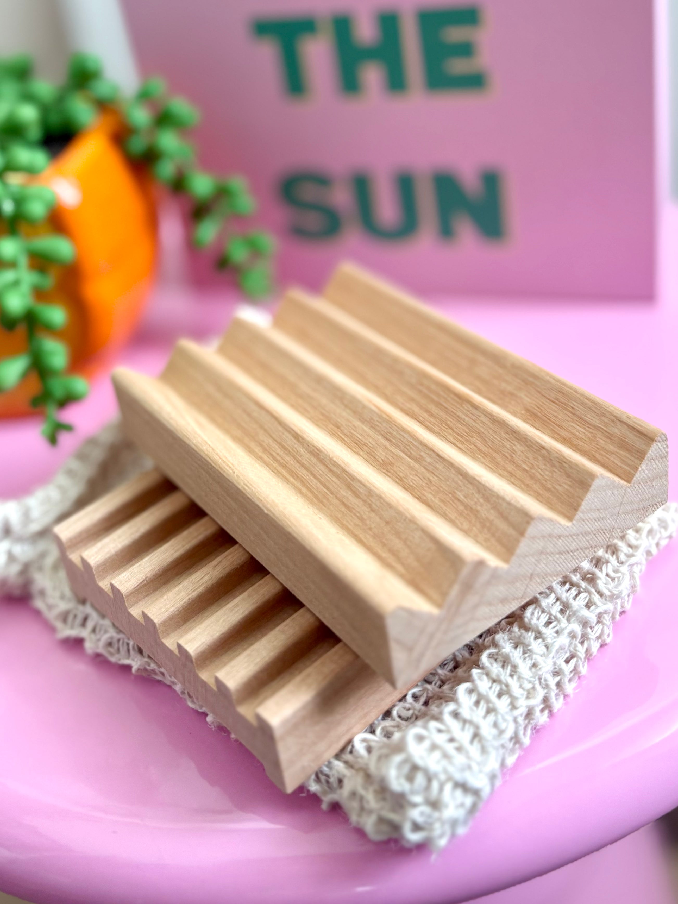 Wood Soap Saver Dish